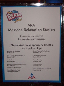 Vegas Chair Massage Sponsorship